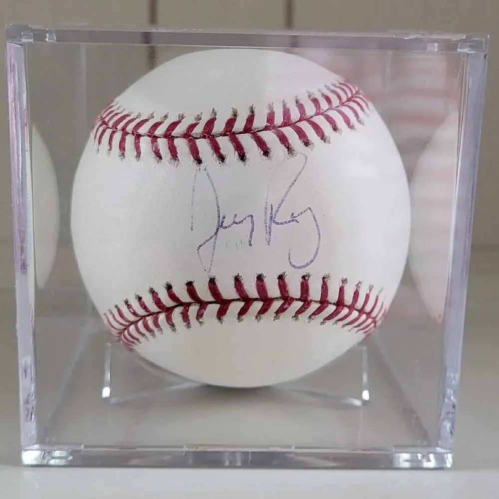 Jerry Remy Autographed MLB Baseball with case - Picture 1 of 4